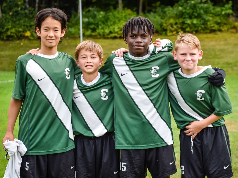 Students can participate in athletics with more than 40 teams in sixteen sports