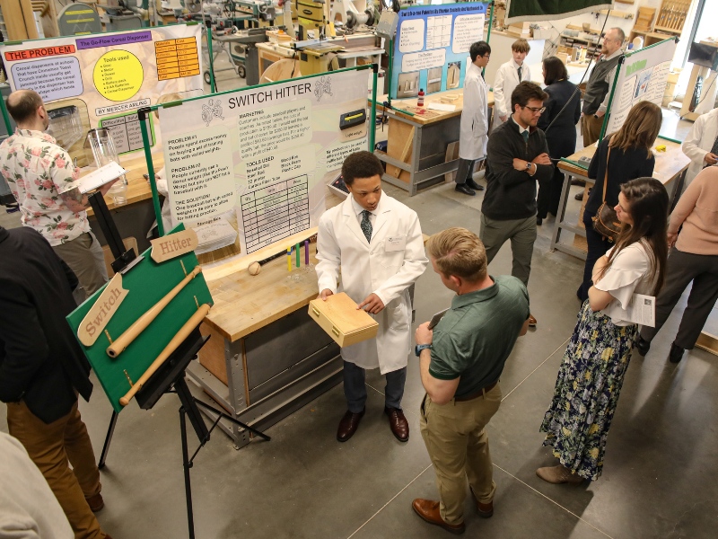 Every student or team must present their idea, prototype, and market analysis to a panel of expert judges